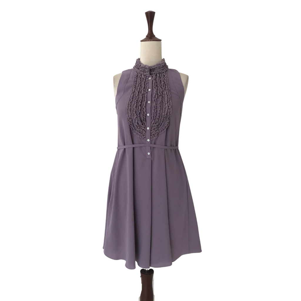 ZARA Lavender Ruffle Dress | Pre Loved |