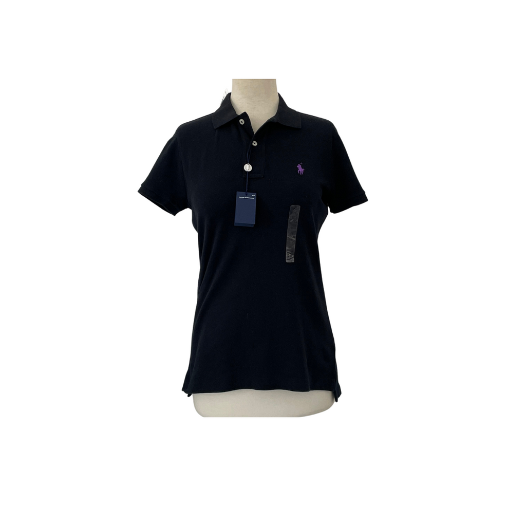 Ralph Lauren Black 'The Skinny Polo' Shirt | Brand New |