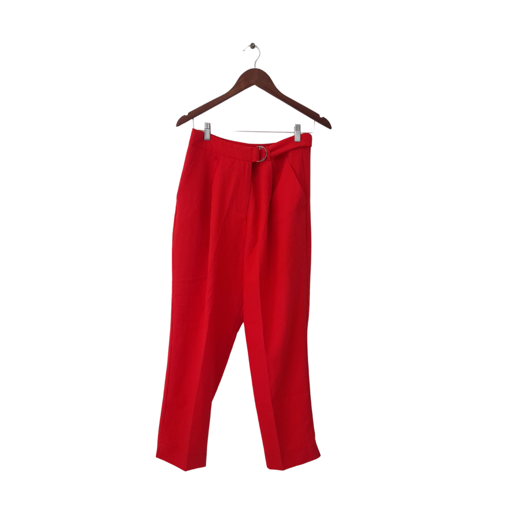 TEMT Red Belted Pants | Brand New |