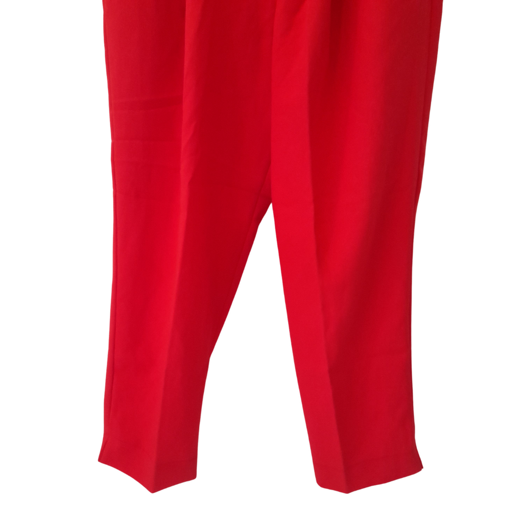 TEMT Red Belted Pants | Brand New |