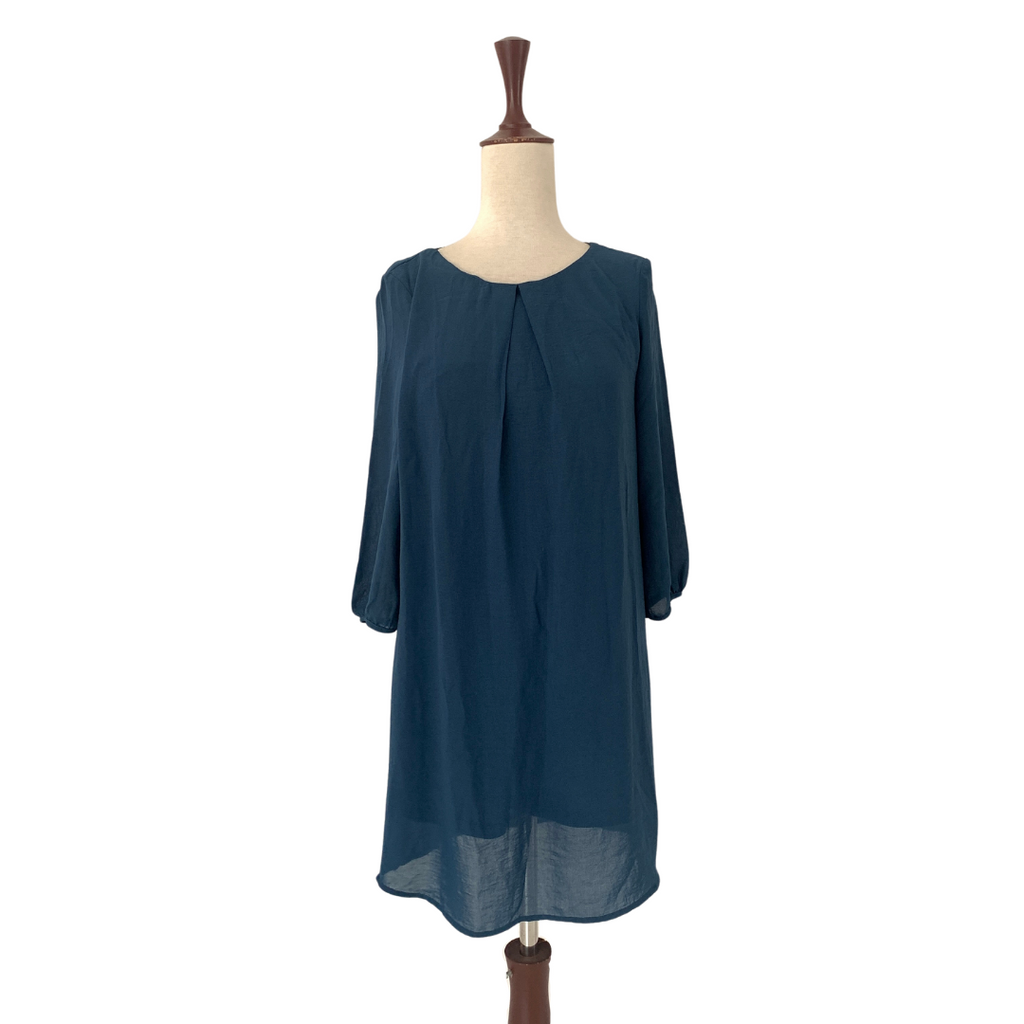 H&M Blue Plain Dress | Gently Used |