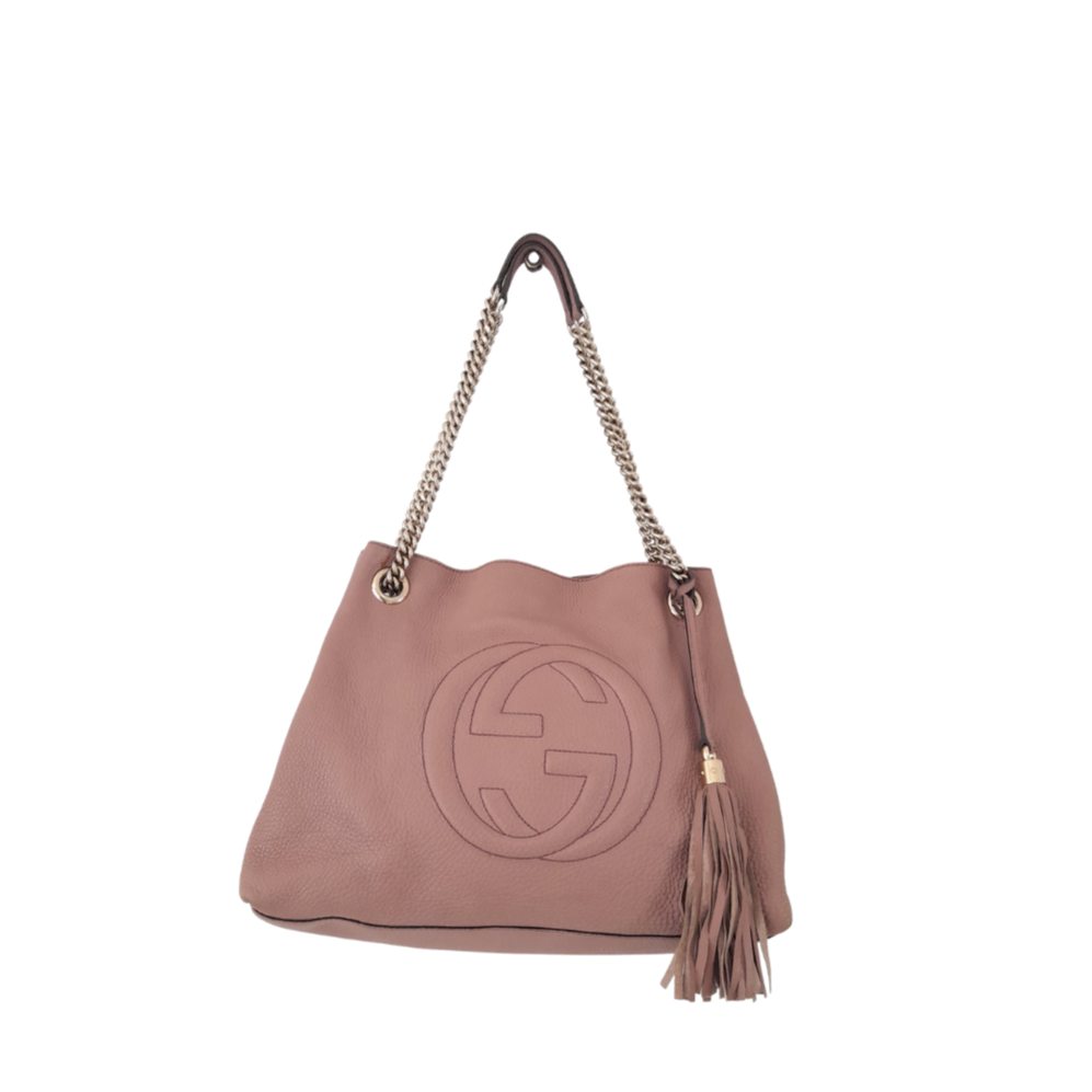 Gucci Dusty Pink Soho Shoulder Bag | Pre Loved |