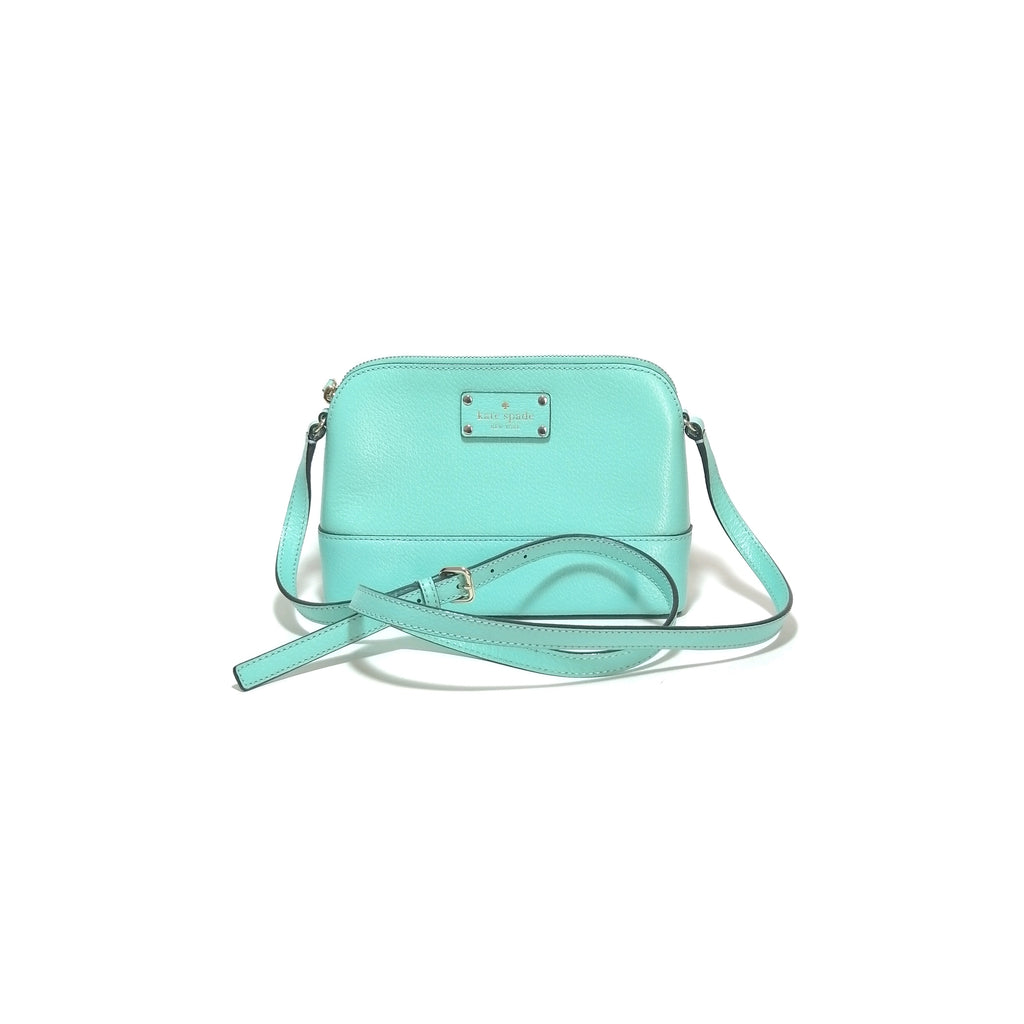 Kate Spade 'Hanna Wellesley' Turquoise Leather Crossbody Bag