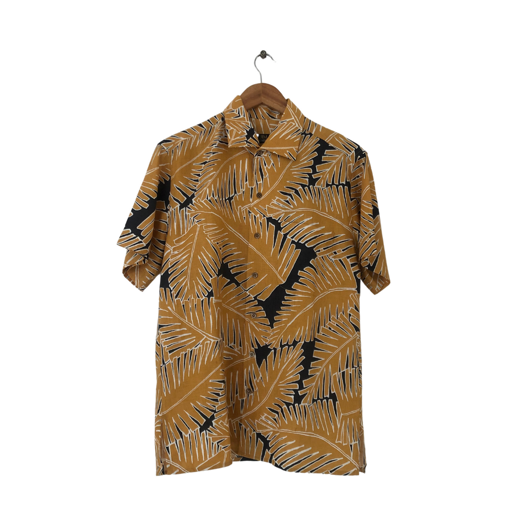 Jim Thompson Yellow Printed Shirt | Gently Used |