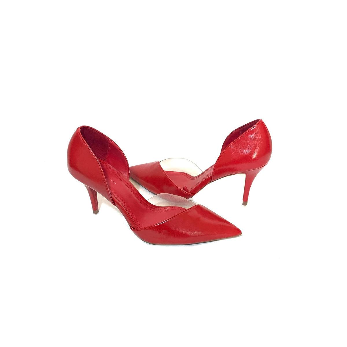 Bershka red clearance heels