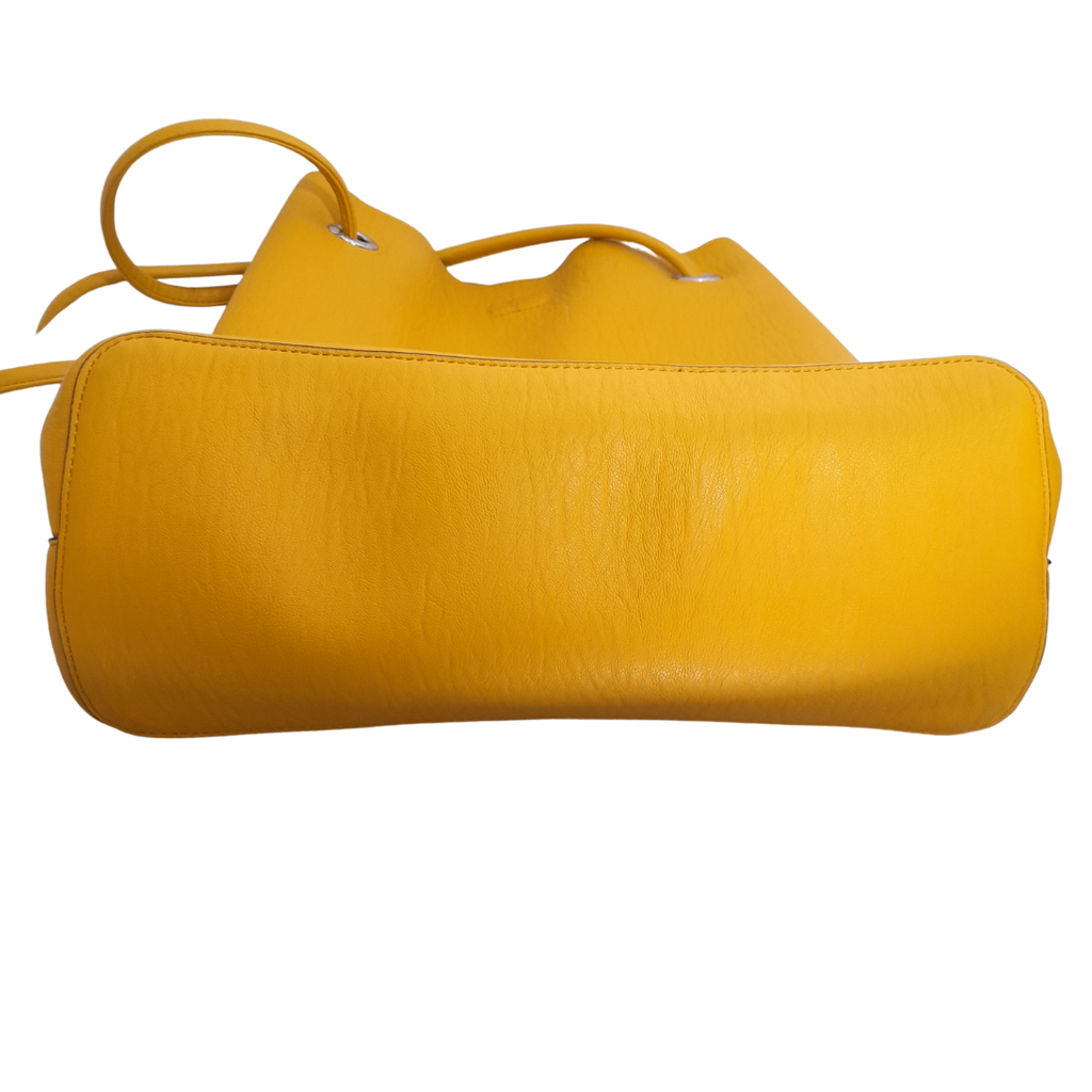 Calvin Klein Yellow Shoulder Bag with Wristlet | Brand New |