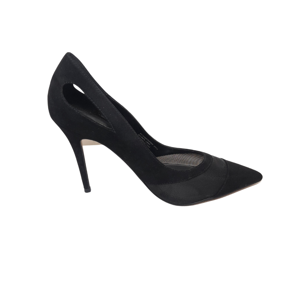 Carvela By Kurt Geiger Black Suede And Mesh Pointed Heels | Like New ...