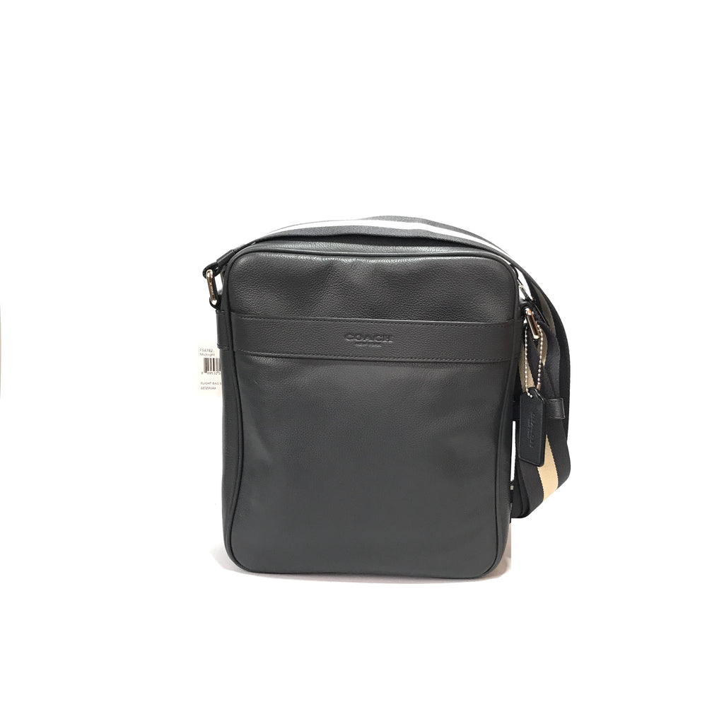 Coach Unisex Navy Leather Flight Bag | Brand New | | Secret Stash