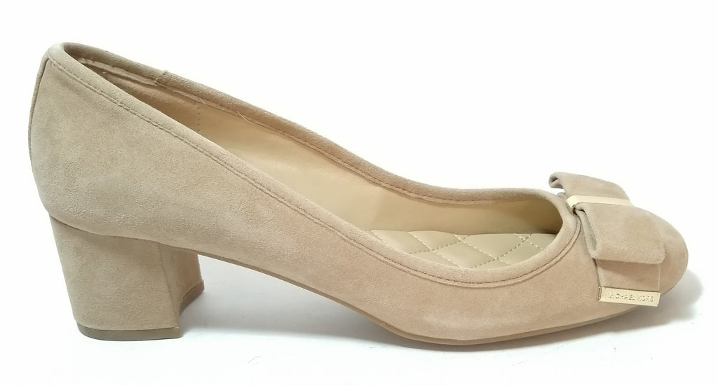 Michael Kors 'Kiera' Beige Suede Round Toe Pumps | Like New | | Secret ...