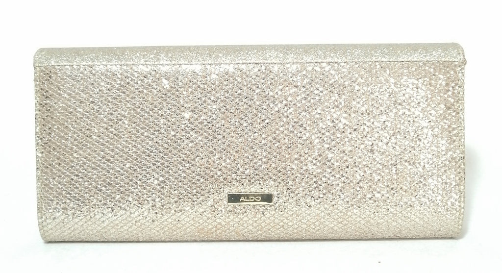 ALDO Gold Glitter Clutch