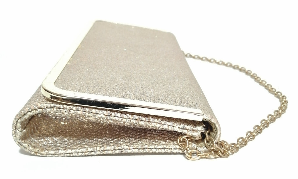 ALDO Gold Glitter Clutch