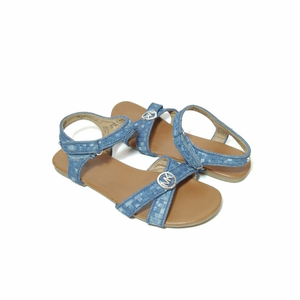 Michael Kors Blue Denim Flat Sandals