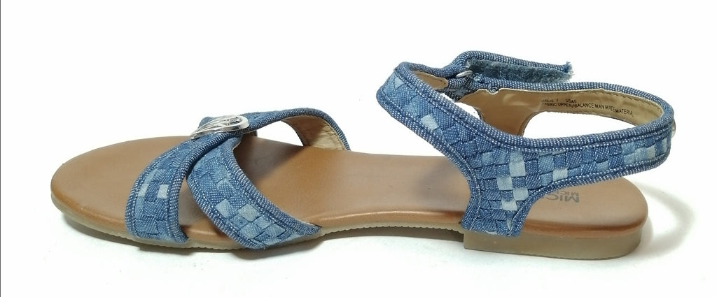 Michael Kors Blue Denim Flat Sandals