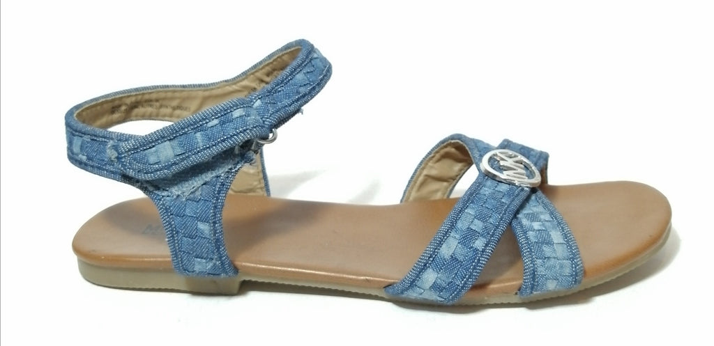 Michael Kors Blue Denim Flat Sandals