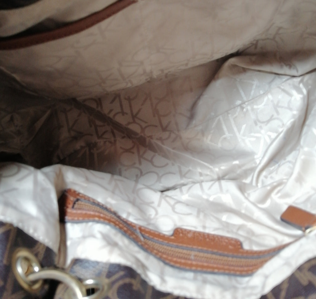 Calvin Klein Monogram Shoulder Bag | Gently Used | | Secret Stash