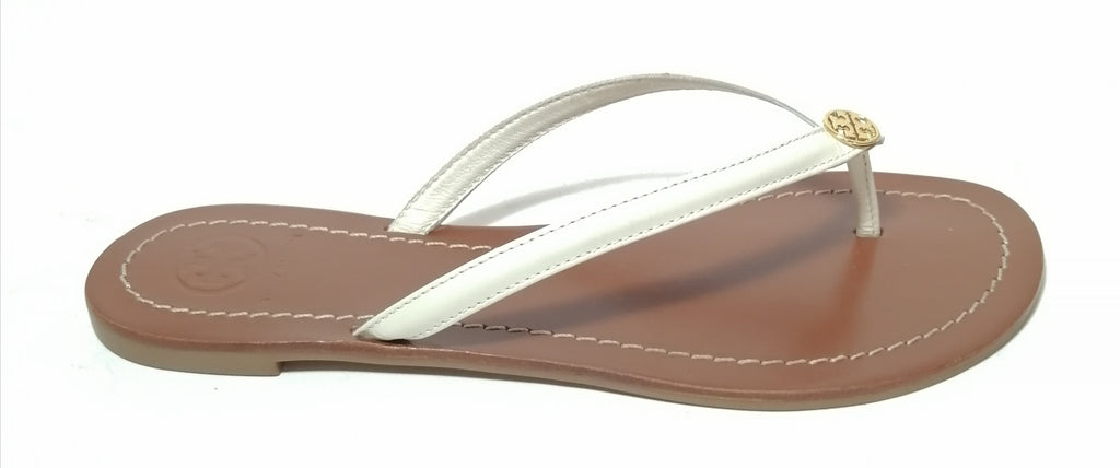 Tory Burch White Thong Sandals | Gently Used | | Secret Stash