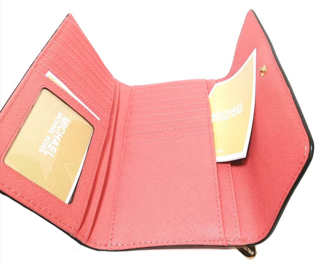 Michael kors wallet grapefruit best sale