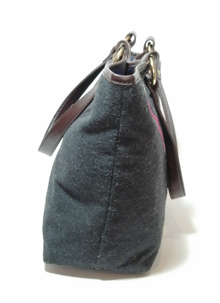 Tommy Hilfiger Grey Felt Monogram Bag 