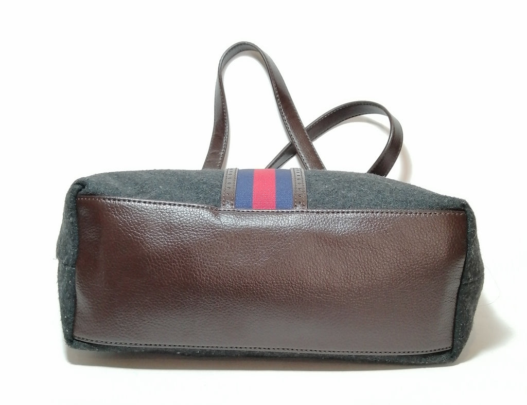 Tommy Hilfiger Grey Felt Monogram Bag 