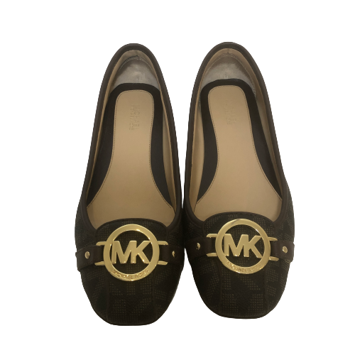 Michael Kors Brown Monogram 'Fulton' Loafers | Gently Used |