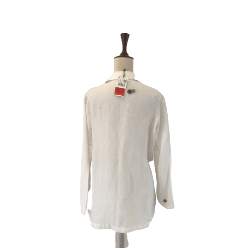 Mango White Linen Blazer | Brand New |