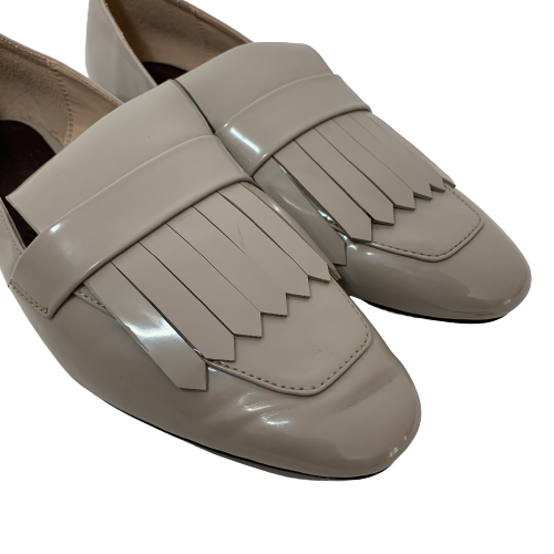 Mango Grey Brogue Loafers | Gently Used |