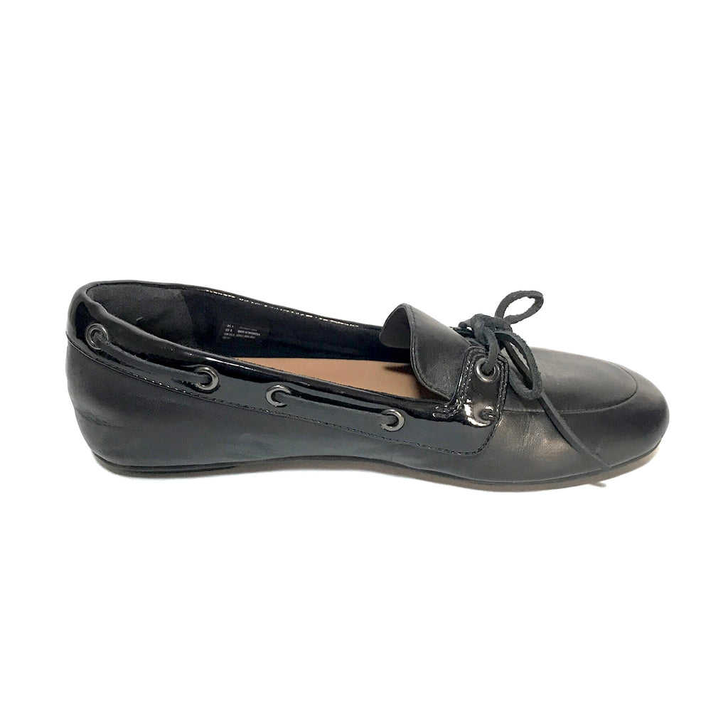 FitFlop Black Leather Loafers | Gently Used |