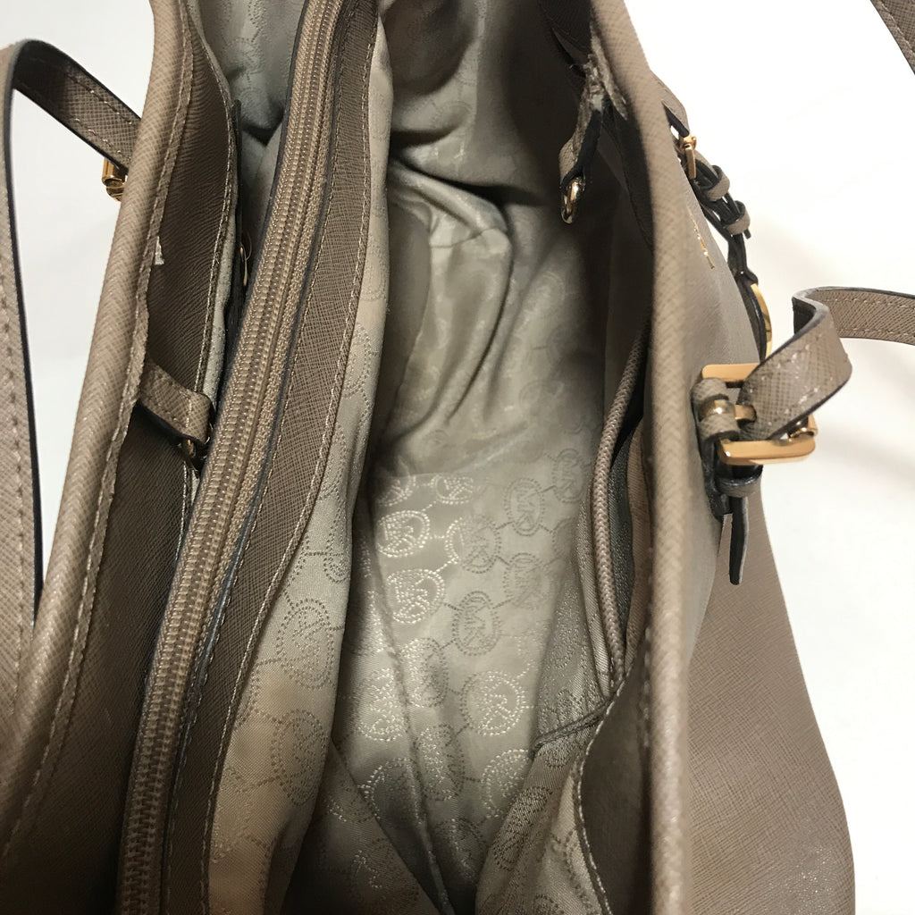 Michael Kors Greige Medium Jet Set Tote Bag | Pre Loved |