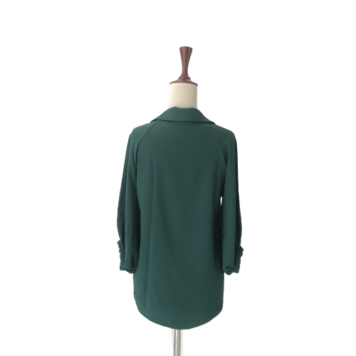 Koton Green Puffed Sleeves Top | Gently Used |