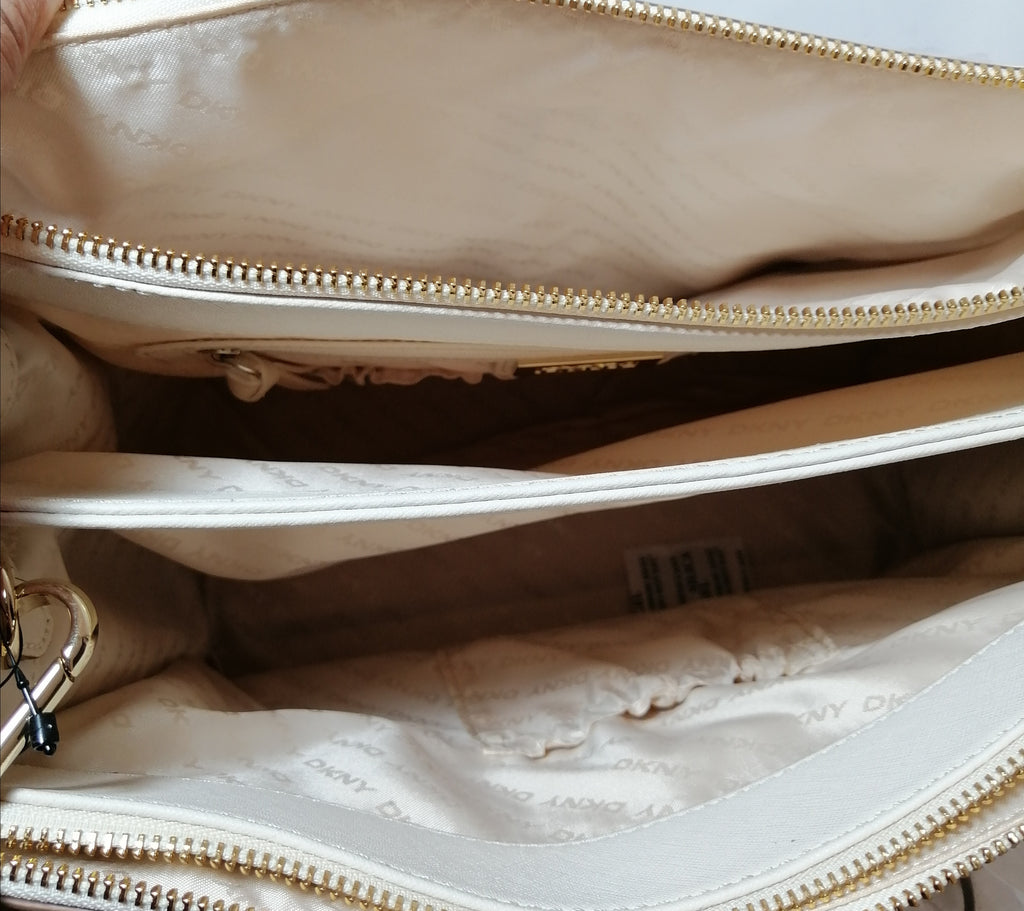 DKNY cream leather Shoulder Bag | Brand New | | Secret Stash