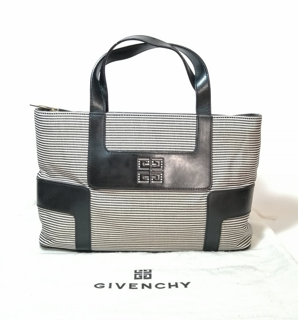 Givenchy Striped Vintage Tote 