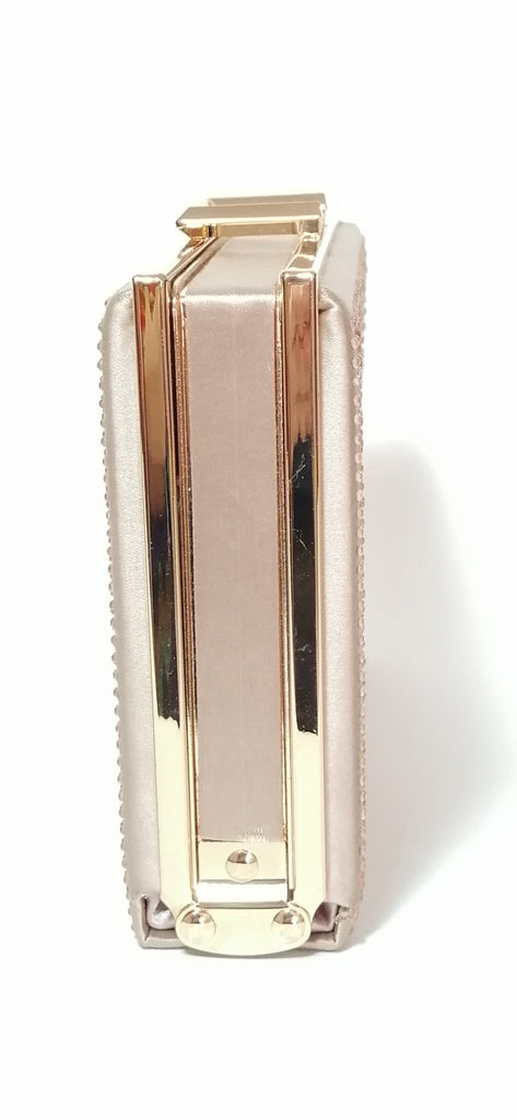 Le Chateau Blush Pink Rhinestone Clutch