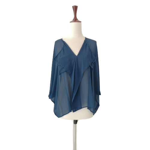 Kenneth Cole Blue Sheer Shirt | Gently Used |