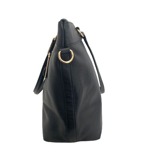 Coach Black Pebbled Leather 'Tyler' Tote | Gently Used |