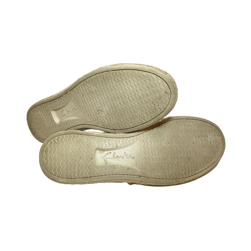 Clark's Metallic Jute Espadrilles | Pre Loved |