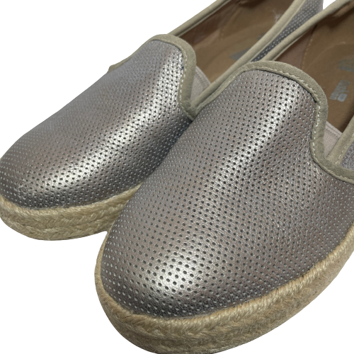 Clark's Metallic Jute Espadrilles | Pre Loved |