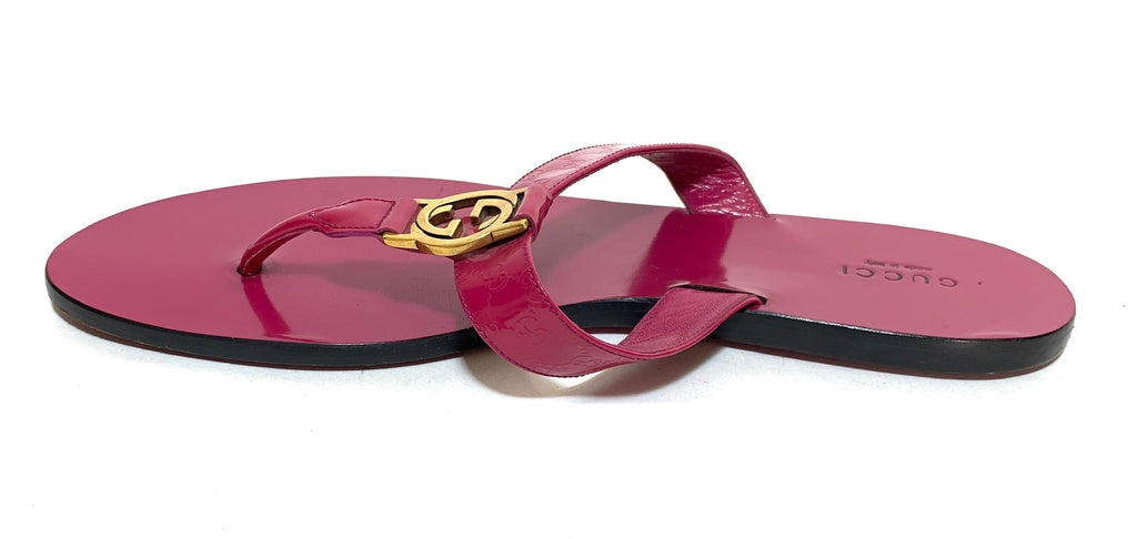 Gucci Pink Guccisma Leather Sandals | Pre Loved | | Secret Stash