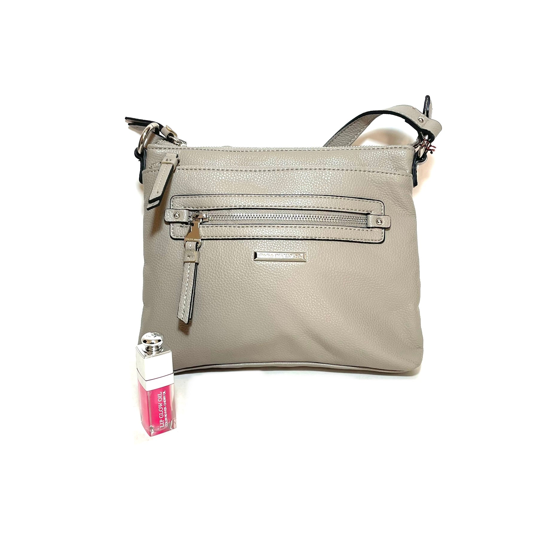 Dana Buchman Grey Cross Body Bag Brand New Secret Stash