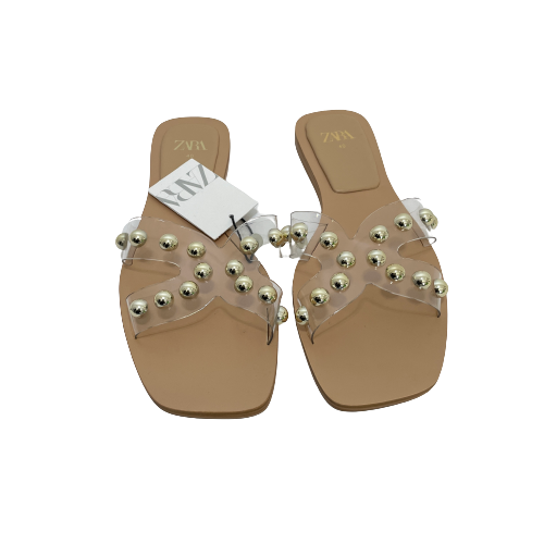 Studded slides zara hotsell