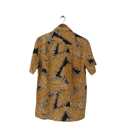 Jim Thompson Yellow Printed Shirt | Gently Used |