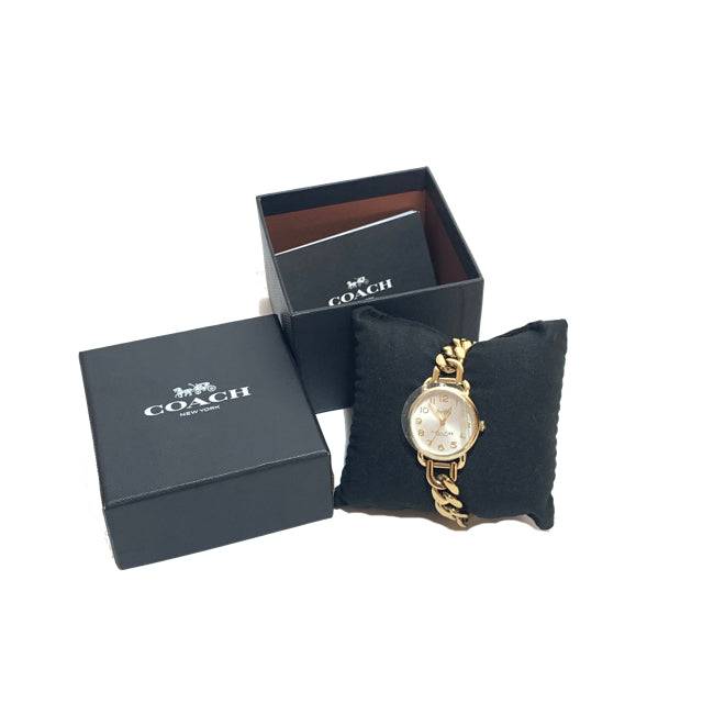 Coach Gold Chain 'DELANCEY' Watch | Brand New |