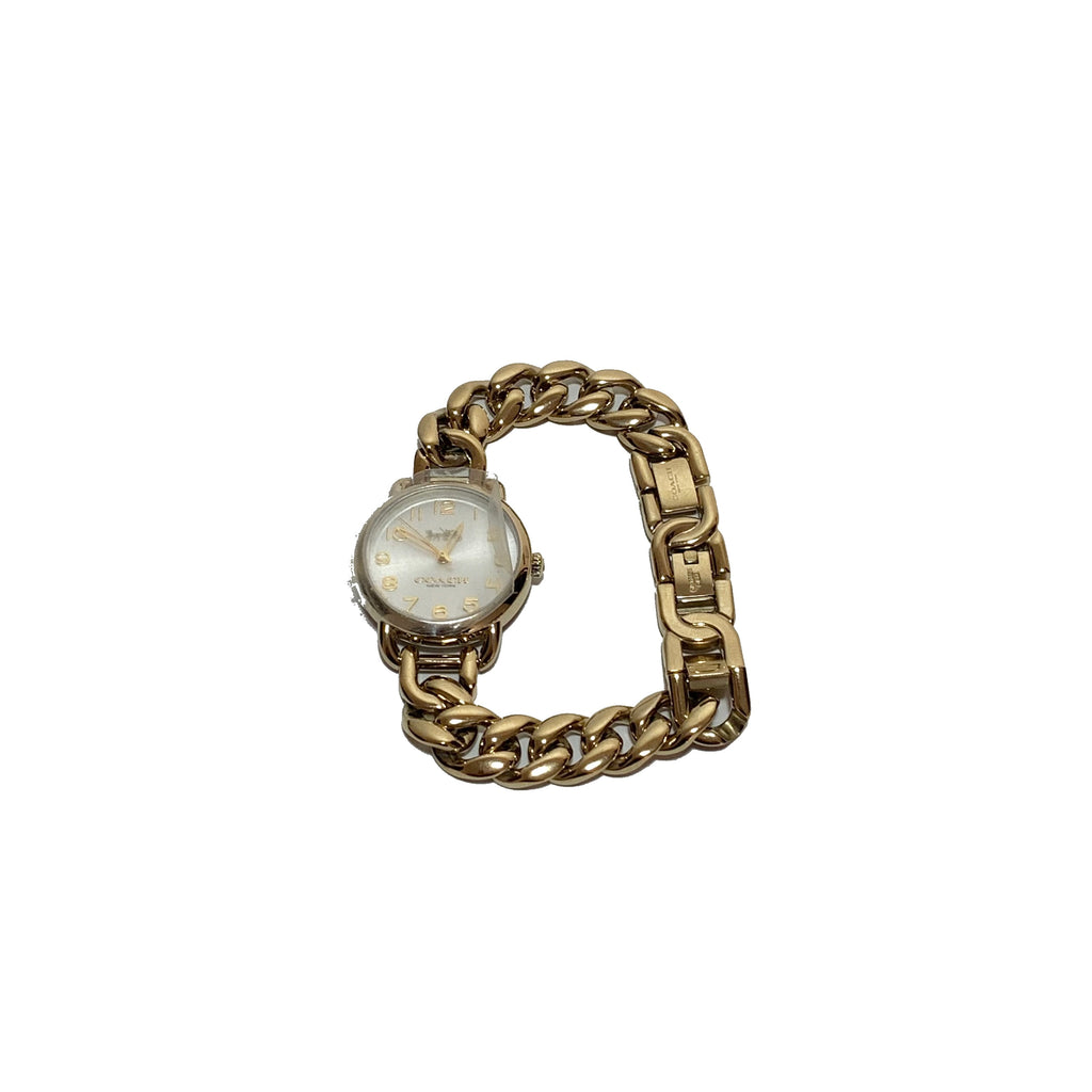 Coach Gold Chain 'DELANCEY' Watch | Brand New |