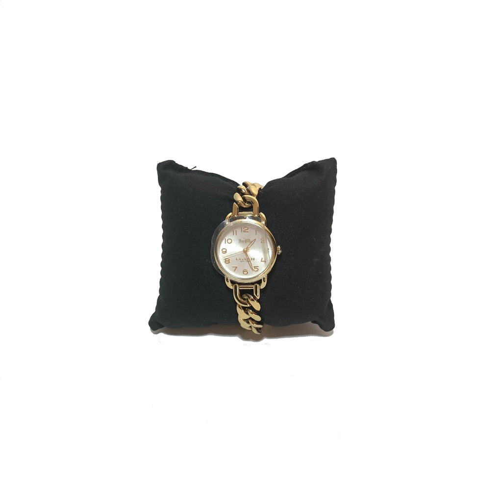 Coach Gold Chain 'DELANCEY' Watch | Brand New |