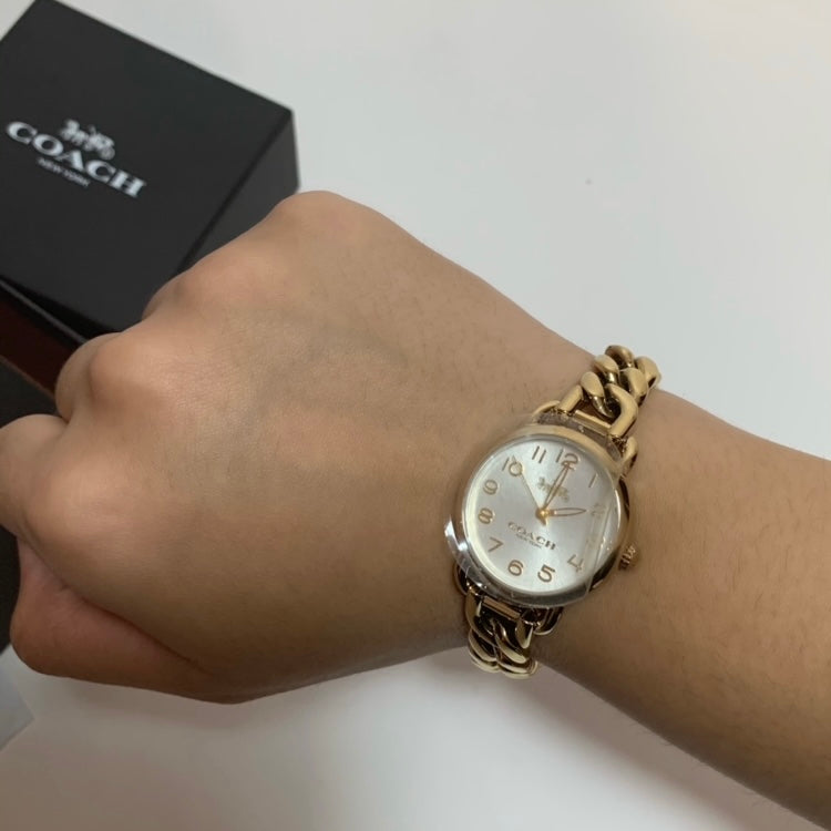 Coach Gold Chain 'DELANCEY' Watch | Brand New |