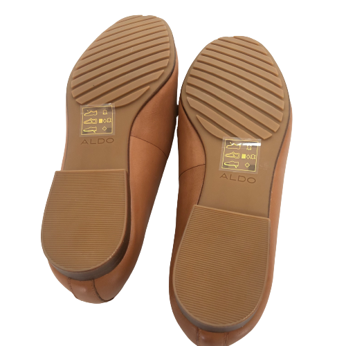 ALDO Light Brown 'Boska' Leather Loafers | Like New |