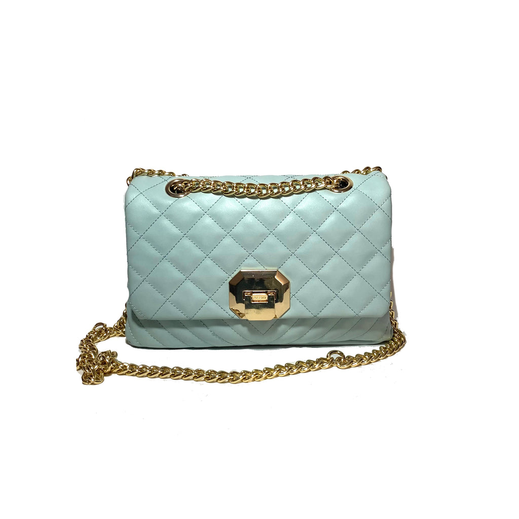 ALDO Light Blue Quilted Shoulder Bag | Gently Used |