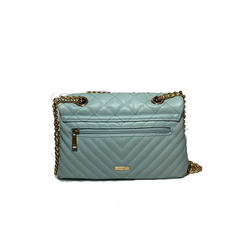 ALDO Light Blue Quilted Shoulder Bag | Gently Used |