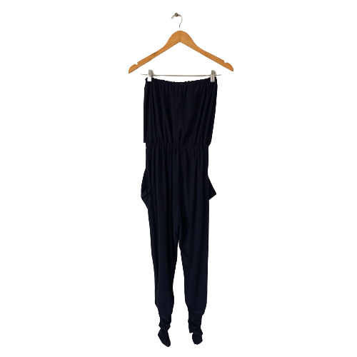 Block Seven Navy Blue Strapless Jumpsuit | Gently Used |