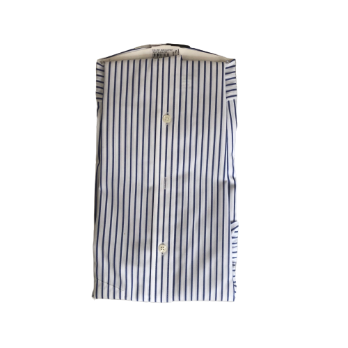 T. M Lewin Men's White Striped Collared Shirt | Brand New |