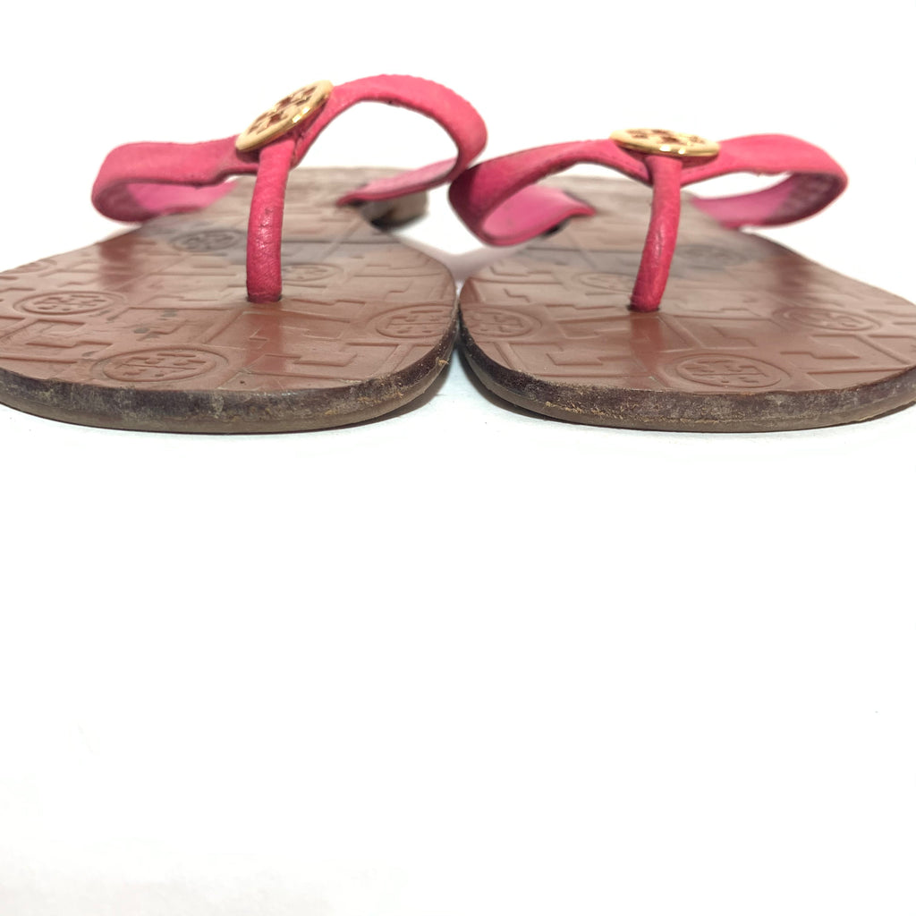 Tory Burch Pink Leather Thora Sandals | Pre Loved | | Secret Stash